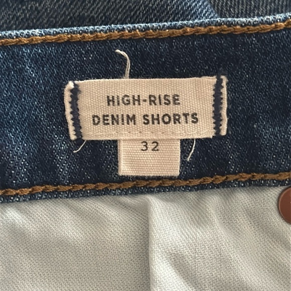 Madewell Women’s High Rise Denim Short Cut-Off Style Sz 32 Boho Coastal Cowgirl - Picture 8 of 9